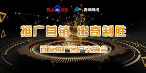 推廣營銷 出奇制勝---百度推廣客戶交流會***成功！